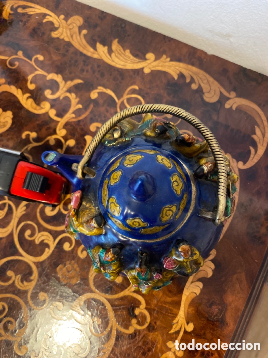 Antig&uuml;edades: Bell&iacute;sima tetera china - Foto 4