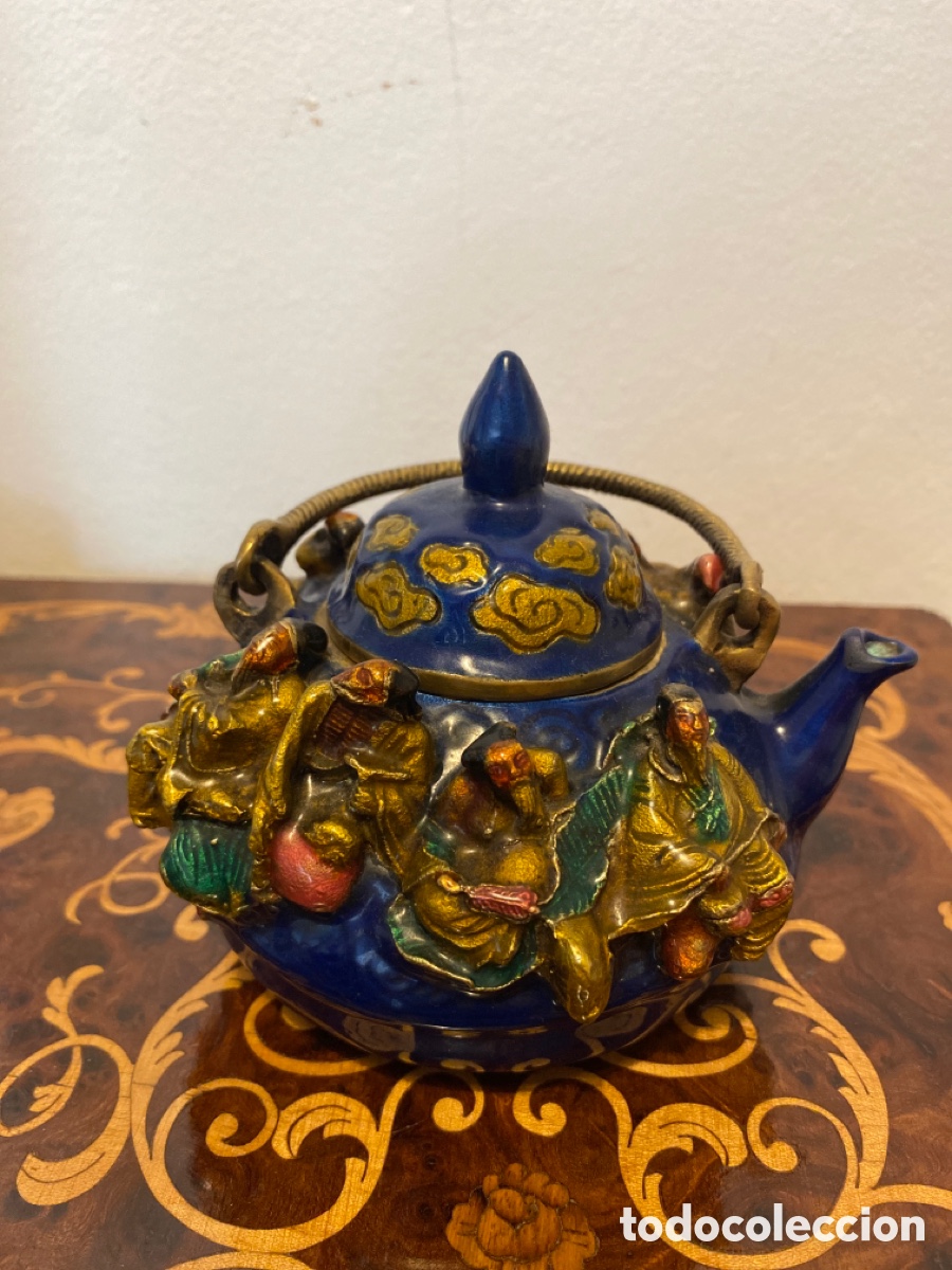 Antig&uuml;edades: Bell&iacute;sima tetera china - Foto 1