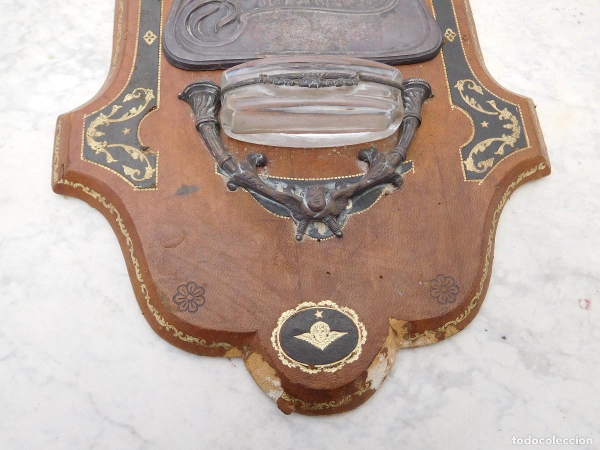 Antig&uuml;edades: Gran benditera antigua fechada en 1922 - Foto 5