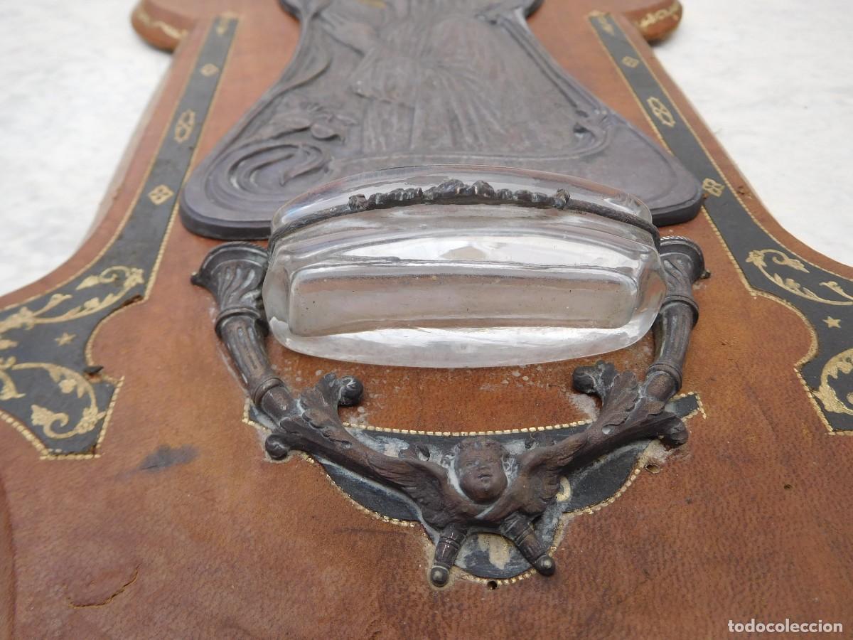 Antig&uuml;edades: Gran benditera antigua fechada en 1922 - Foto 6