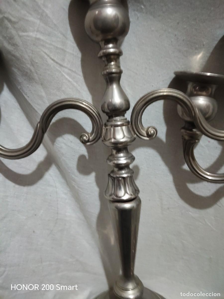 Antig&uuml;edades: Candelabros l&aacute;mparas - Foto 2