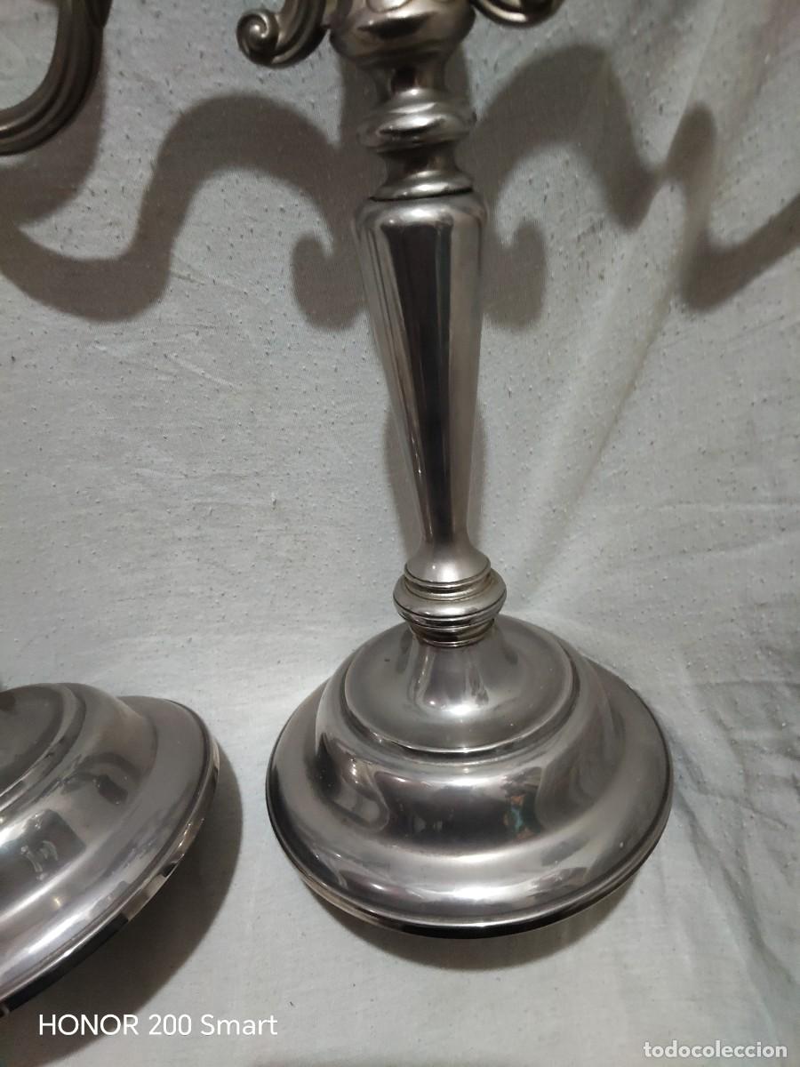 Antig&uuml;edades: Candelabros l&aacute;mparas - Foto 3