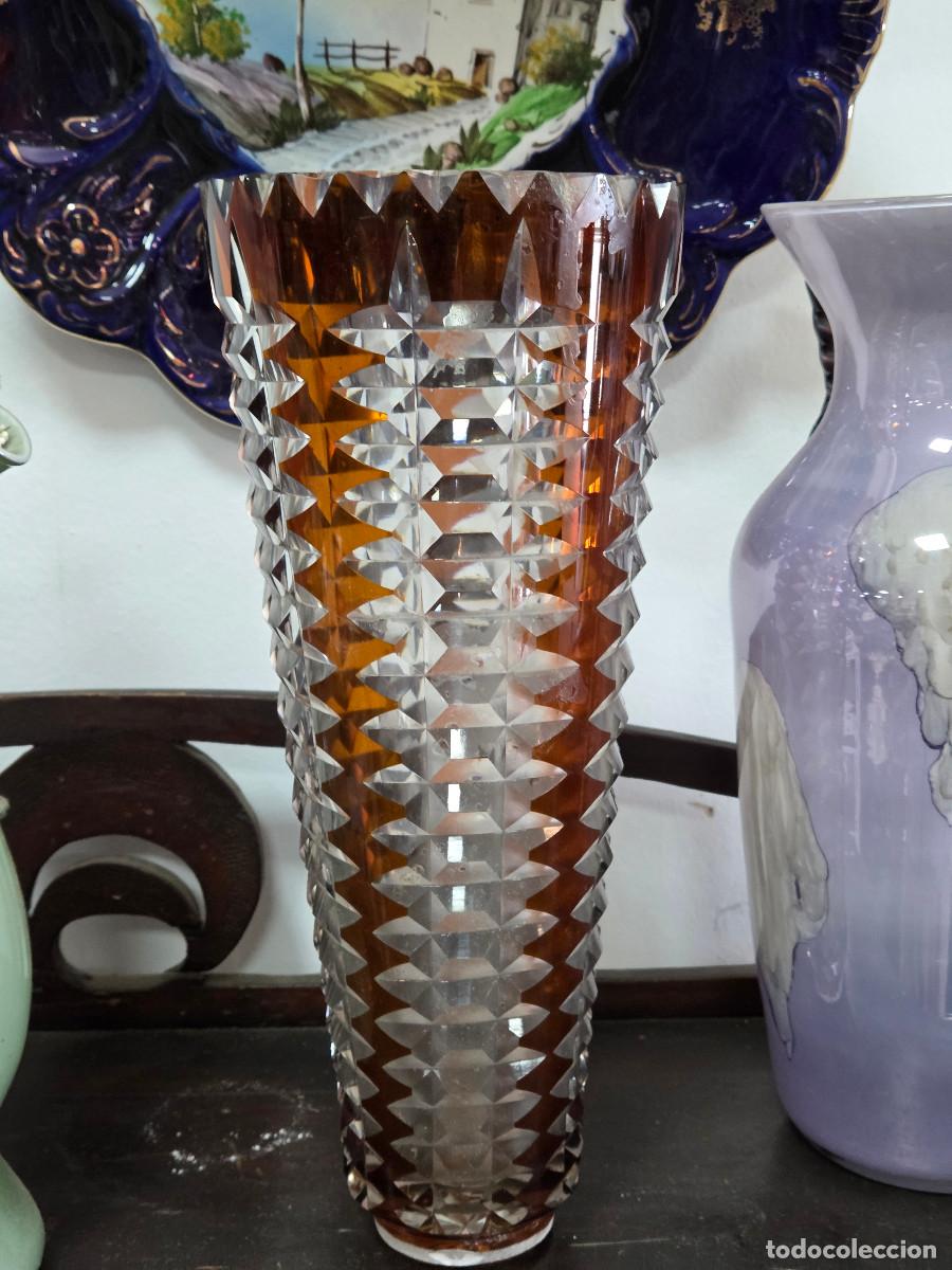 Antig&uuml;edades: jarron de cristal de murano - Foto 1