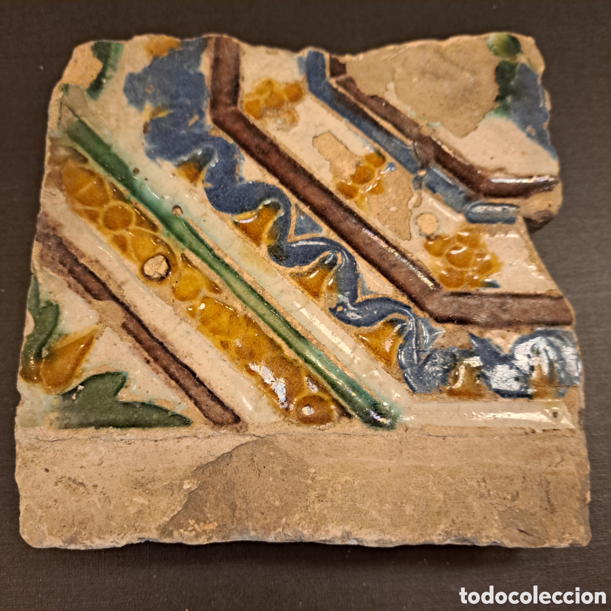 Antig&uuml;edades: Azulejo. Fragm.tabla.XVI. - Foto 4