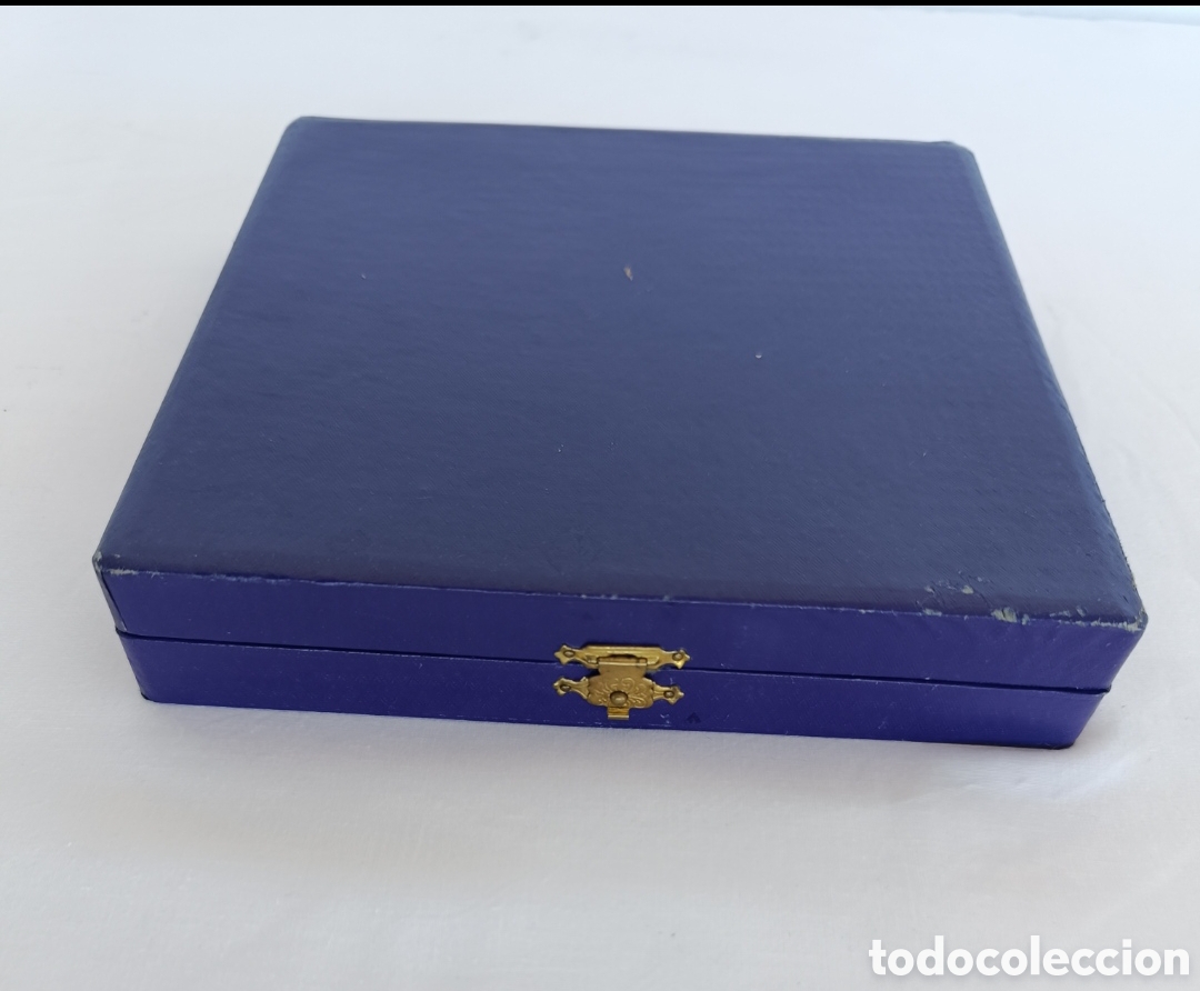 Antig&uuml;edades: Antiguo estuche de 6 Cucharas Postre Plata - Foto 5