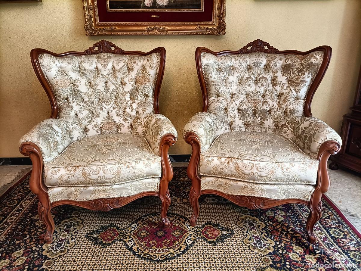 Antig&uuml;edades: Sillones de lujo de estilo Luis XV - Foto 1