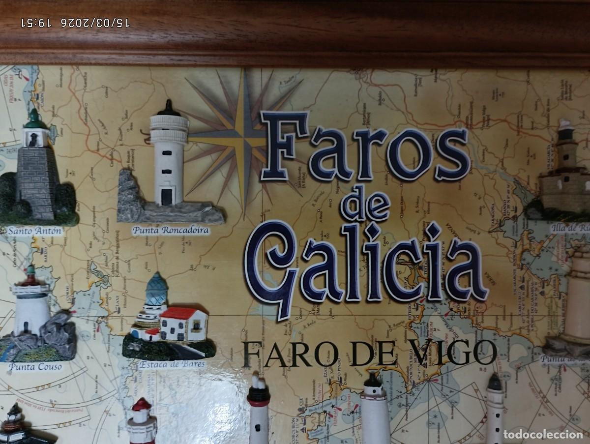Antig&uuml;edades: CUADRO DE LOS FAROS DE GALICIA - Foto 2