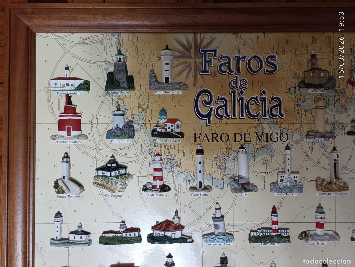 Antig&uuml;edades: CUADRO DE LOS FAROS DE GALICIA - Foto 3