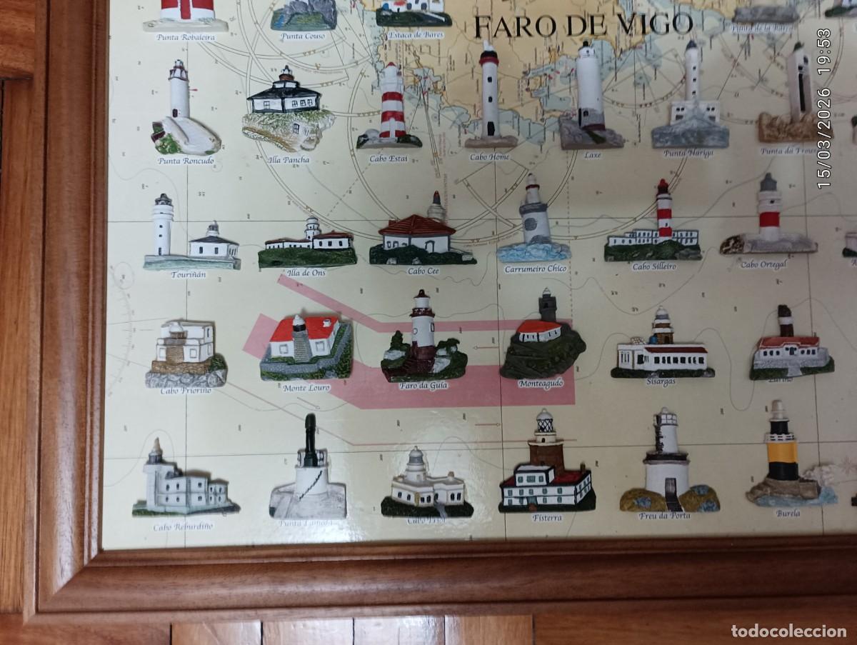 Antig&uuml;edades: CUADRO DE LOS FAROS DE GALICIA - Foto 4
