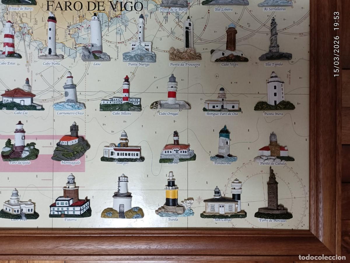Antig&uuml;edades: CUADRO DE LOS FAROS DE GALICIA - Foto 5