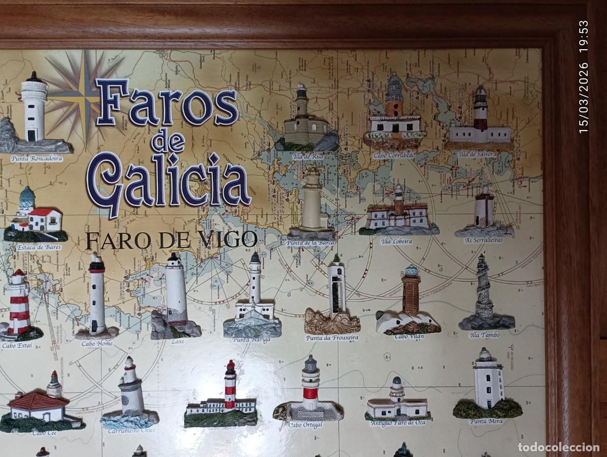 Antig&uuml;edades: CUADRO DE LOS FAROS DE GALICIA - Foto 6