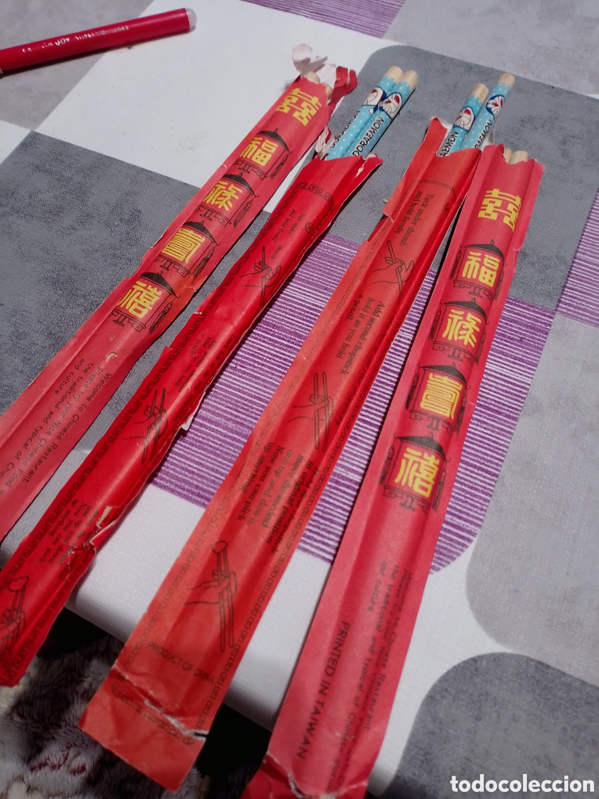 Antig&uuml;edades: palos chinos Doraemon nuevos - Foto 1