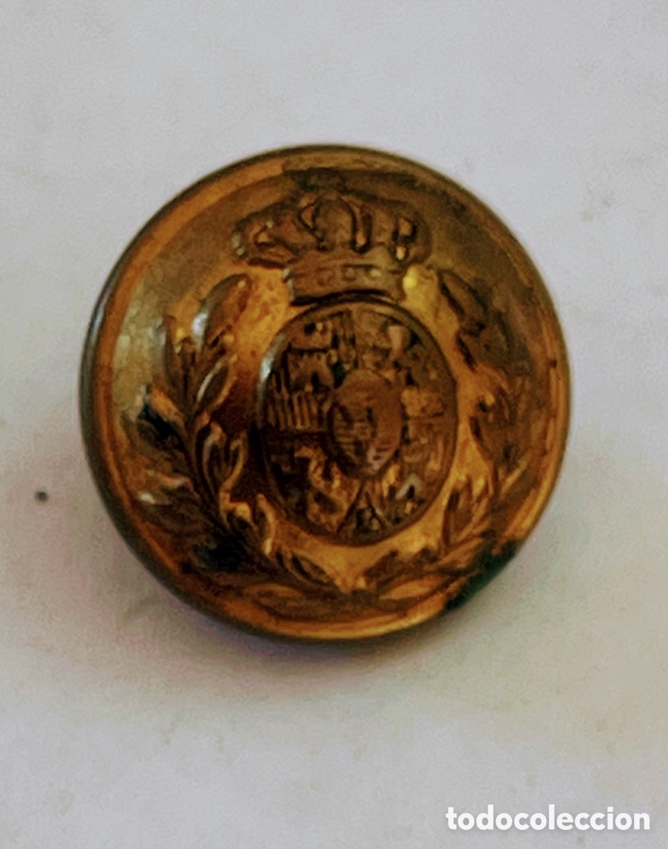 Antig&uuml;edades: BOTON CUERPO INVALIDOS SIGLO XIX - Foto 1