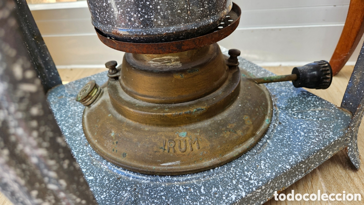 Antig&uuml;edades: Antiguo infernillo estufa de queroseno - Foto 5