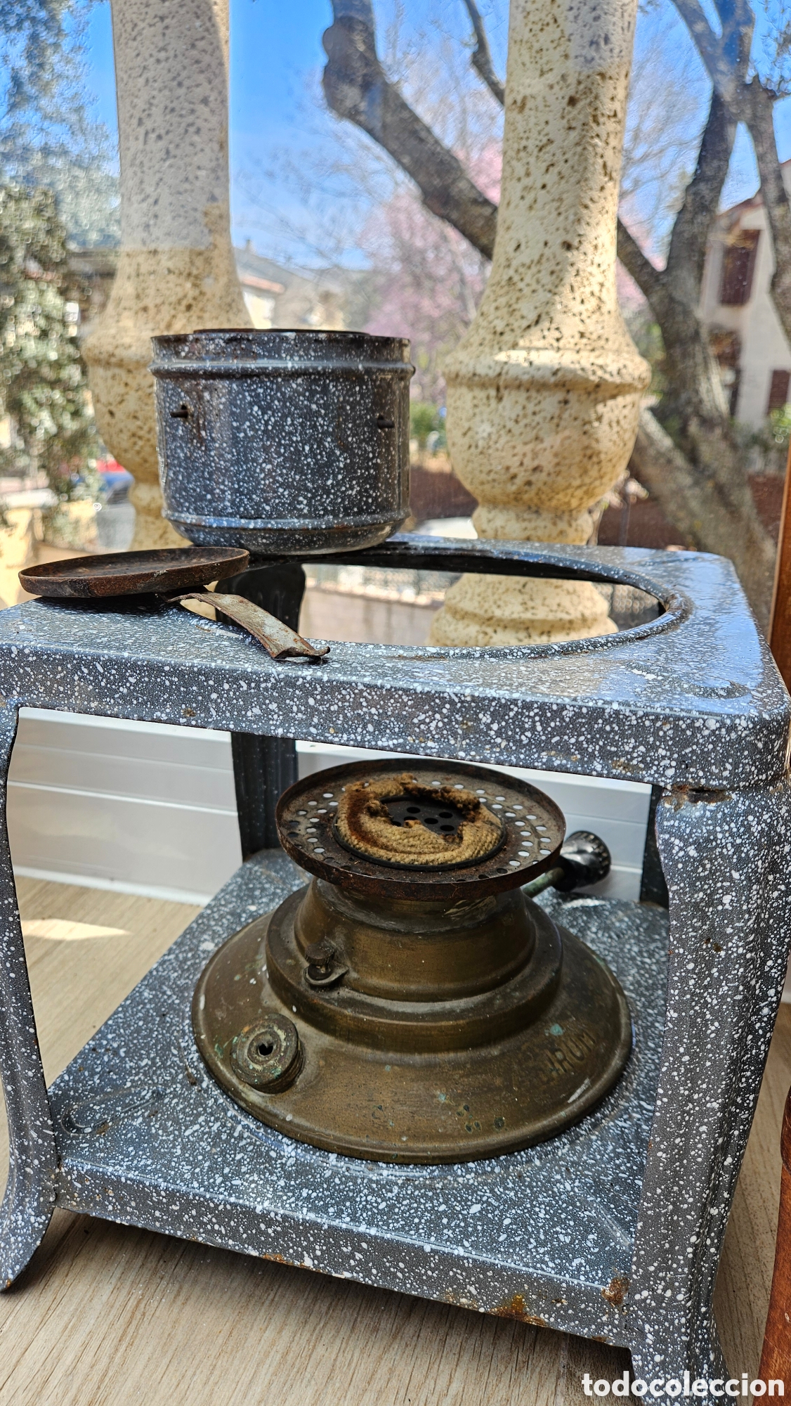 Antig&uuml;edades: Antiguo infernillo estufa de queroseno - Foto 7