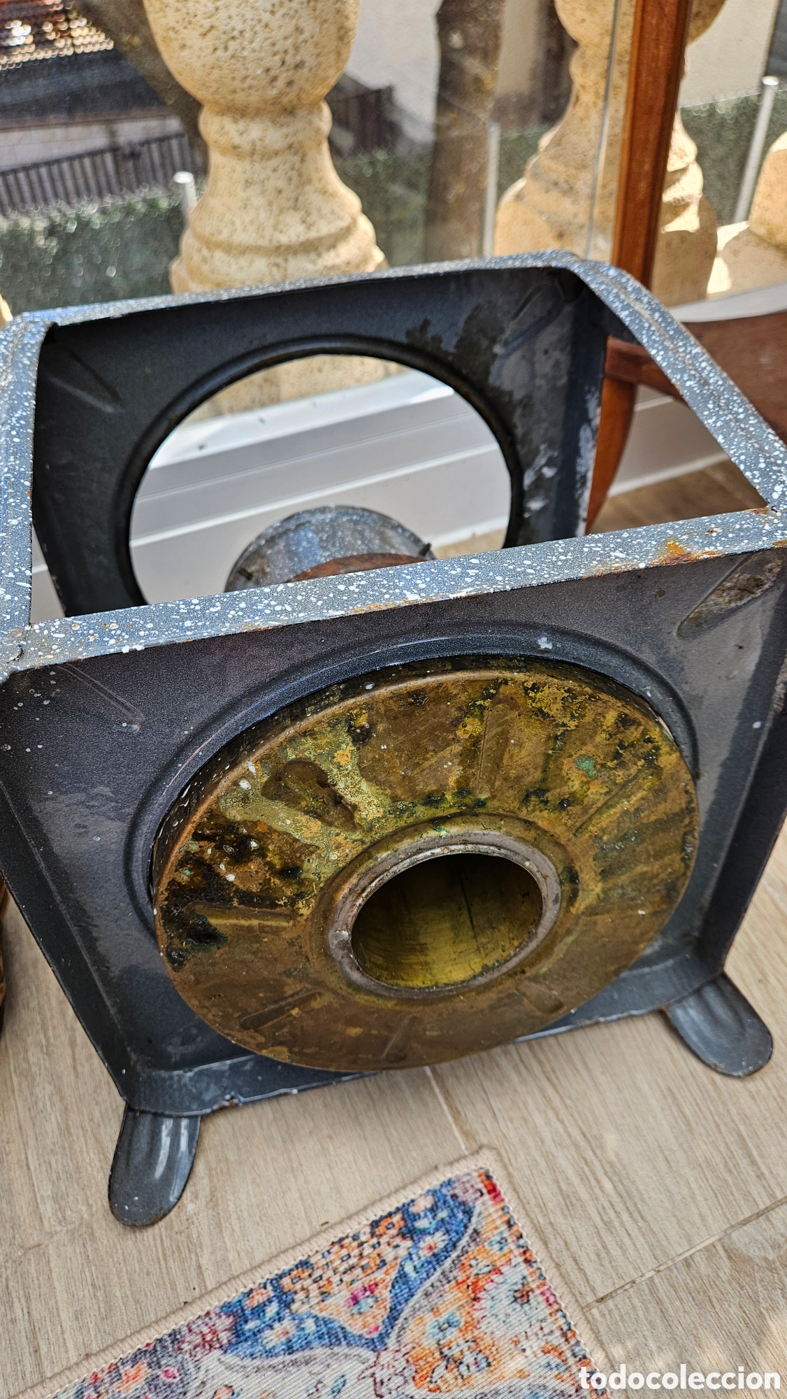 Antig&uuml;edades: Antiguo infernillo estufa de queroseno - Foto 11