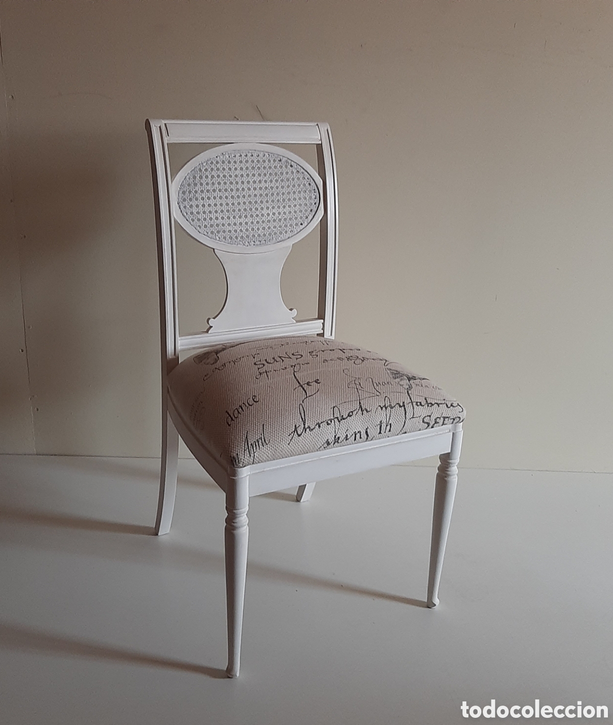 Antig&uuml;edades: Silla grecas de rejilla - Foto 1
