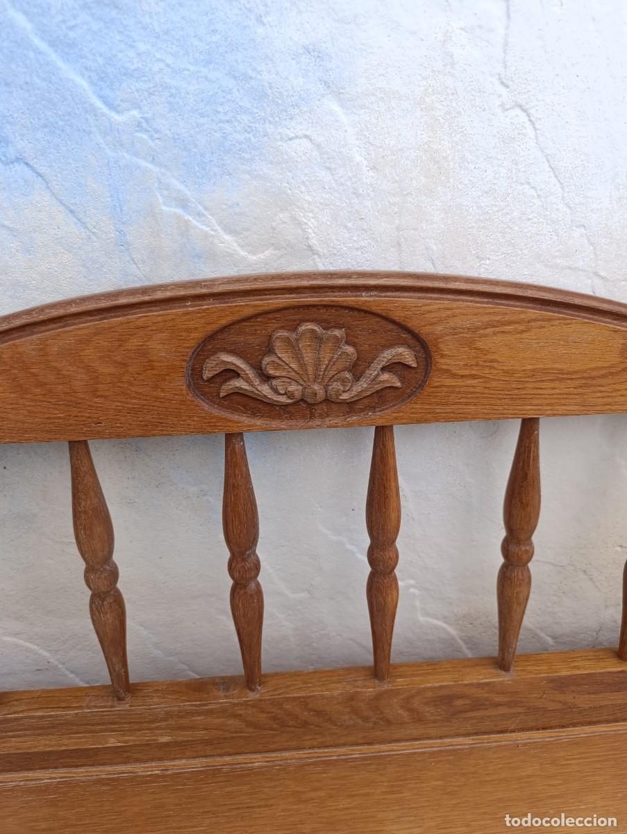 Antig&uuml;edades: Preciosa cama estilo Luis XV de madera de roble - Foto 3