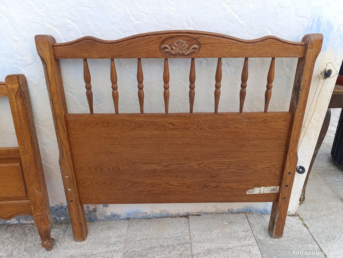 Antig&uuml;edades: Preciosa cama estilo Luis XV de madera de roble - Foto 5