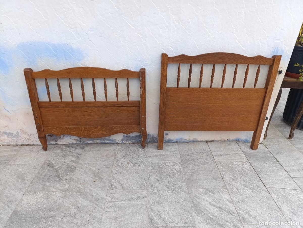 Antig&uuml;edades: Preciosa cama estilo Luis XV de madera de roble - Foto 7
