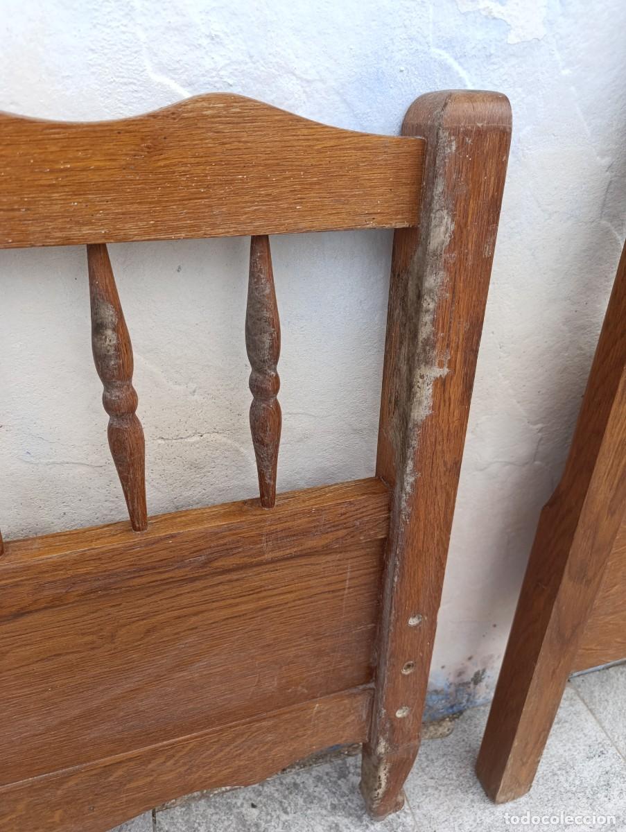 Antig&uuml;edades: Preciosa cama estilo Luis XV de madera de roble - Foto 10