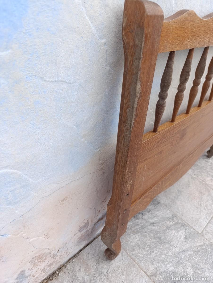 Antig&uuml;edades: Preciosa cama estilo Luis XV de madera de roble - Foto 12