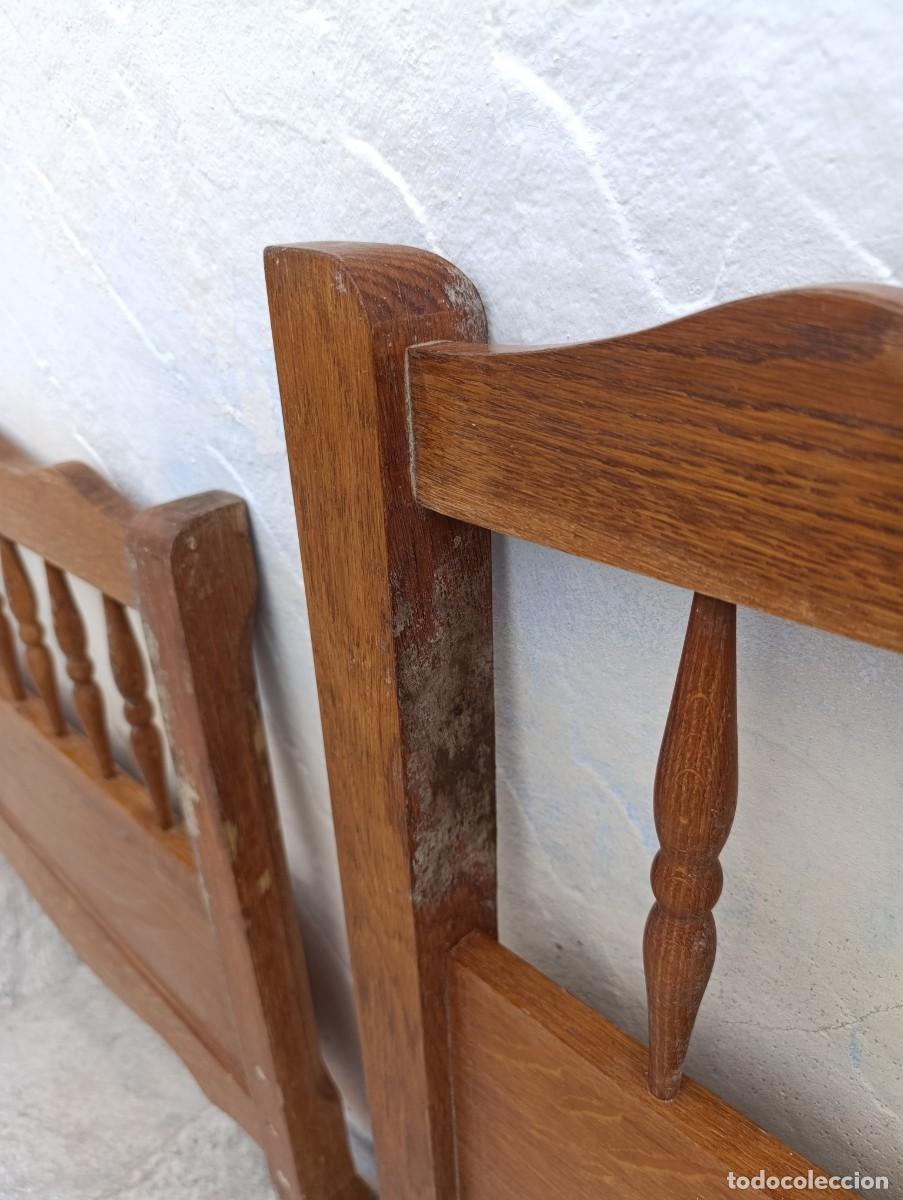 Antig&uuml;edades: Preciosa cama estilo Luis XV de madera de roble - Foto 13