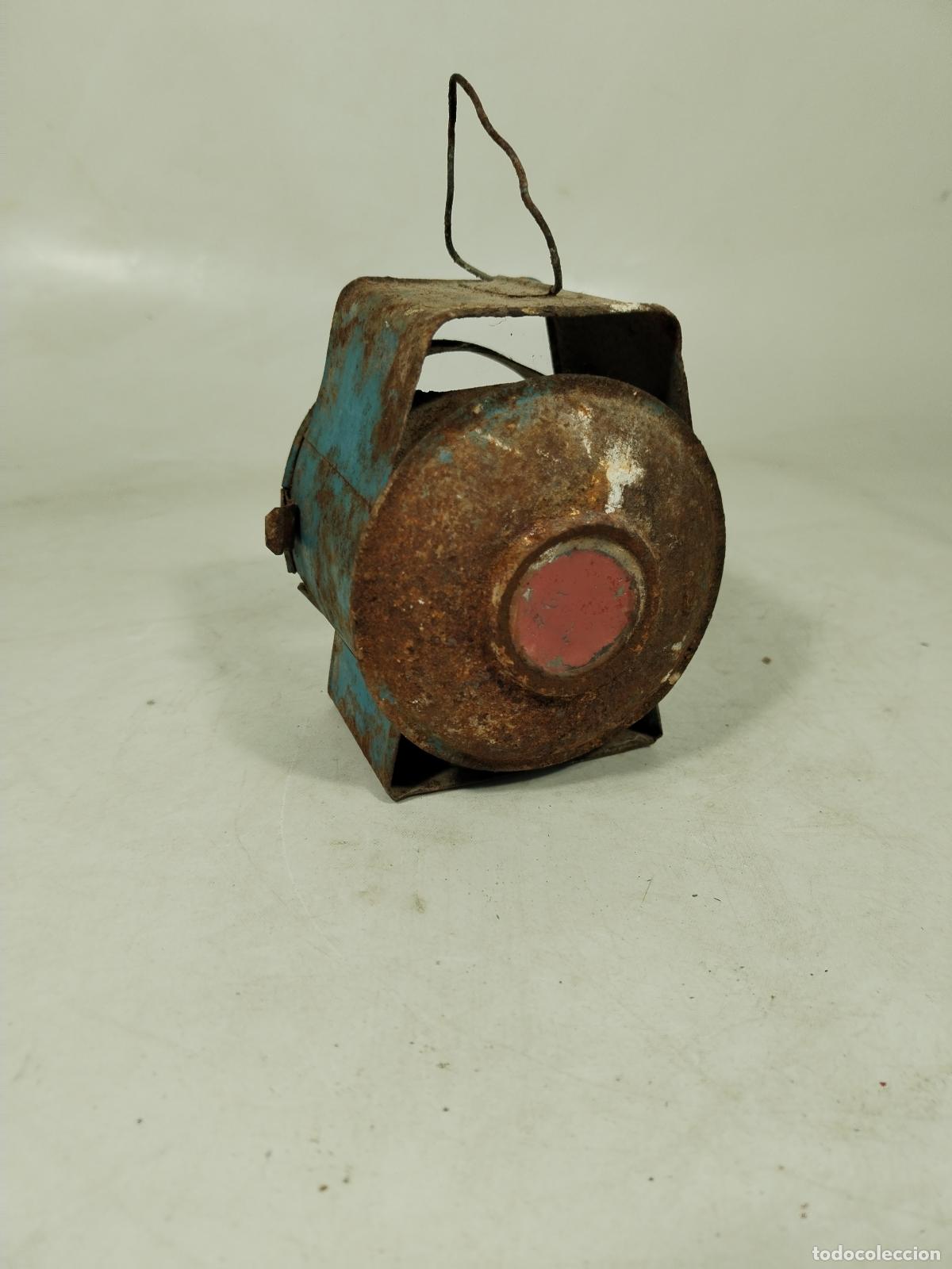 Antig&uuml;edades: antiguo farol para corrocer - c120 - Foto 3