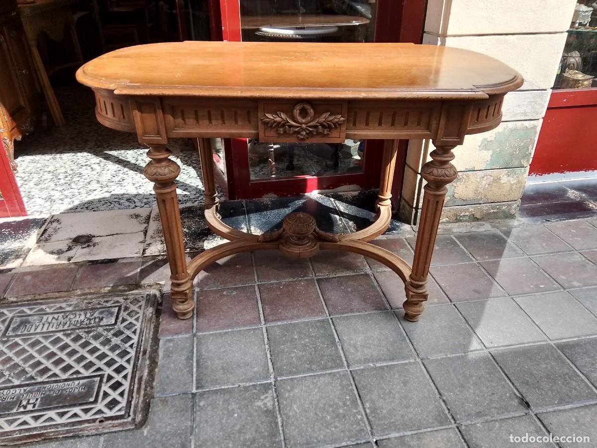Antig&uuml;edades: mesa inglesa antigua- - Foto 1