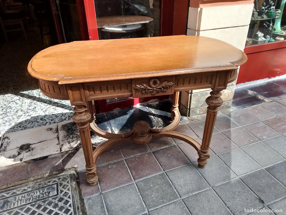 Antig&uuml;edades: mesa inglesa antigua- - Foto 2