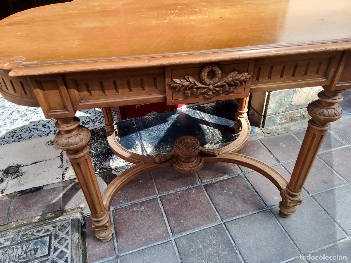 Antig&uuml;edades: mesa inglesa antigua- - Foto 3