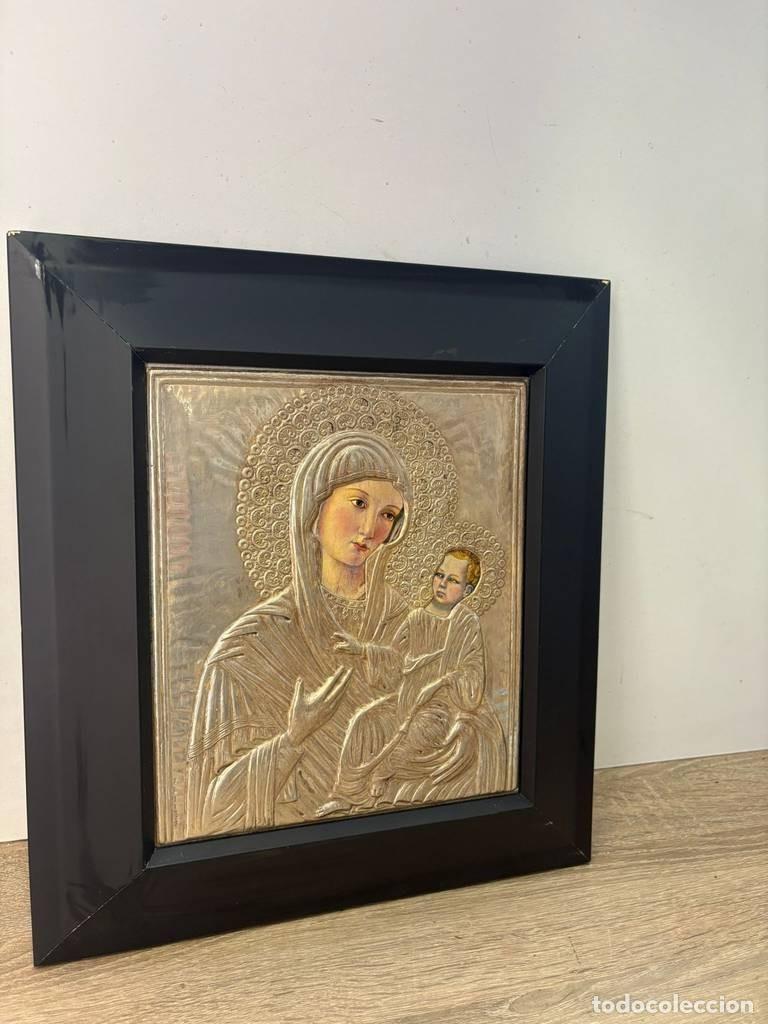 Antig&uuml;edades: ICONO DE LA VIRGEN MAR&Iacute;A - Foto 2