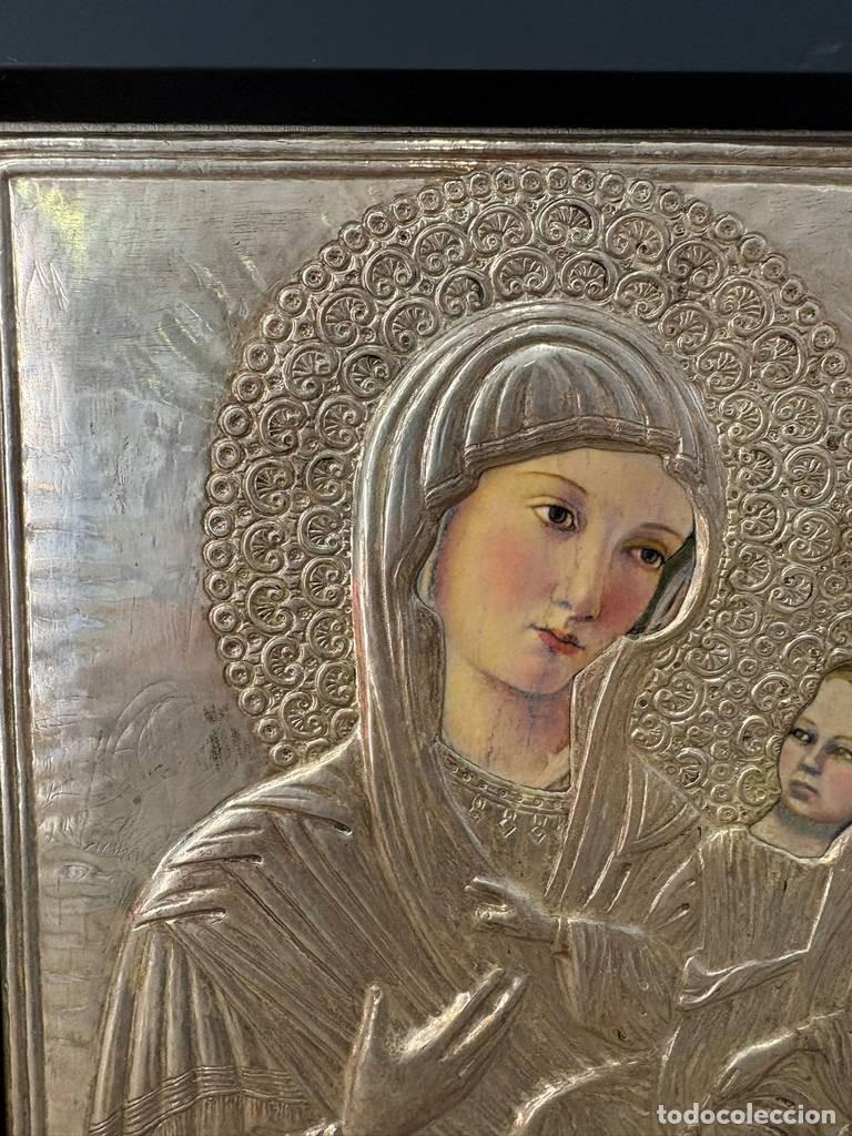 Antig&uuml;edades: ICONO DE LA VIRGEN MAR&Iacute;A - Foto 4