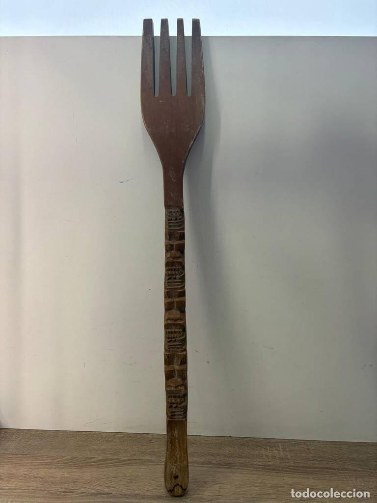 Antig&uuml;edades: TENEDOR DECORATIVO.. - Foto 3