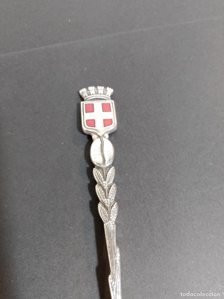 Antig&uuml;edades: cucharita de plata SAVONE- - Foto 2
