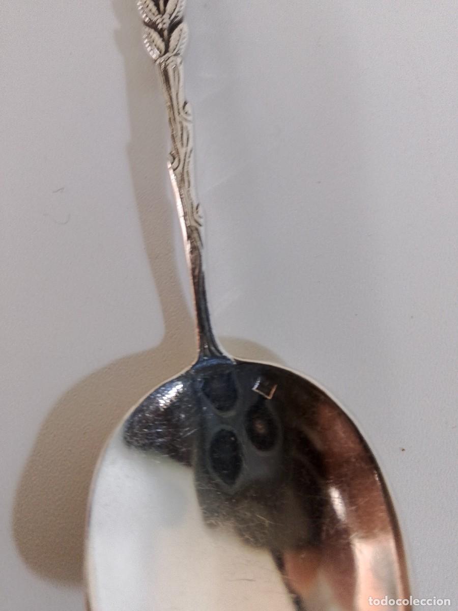 Antig&uuml;edades: cucharita de plata SAVONE- - Foto 4