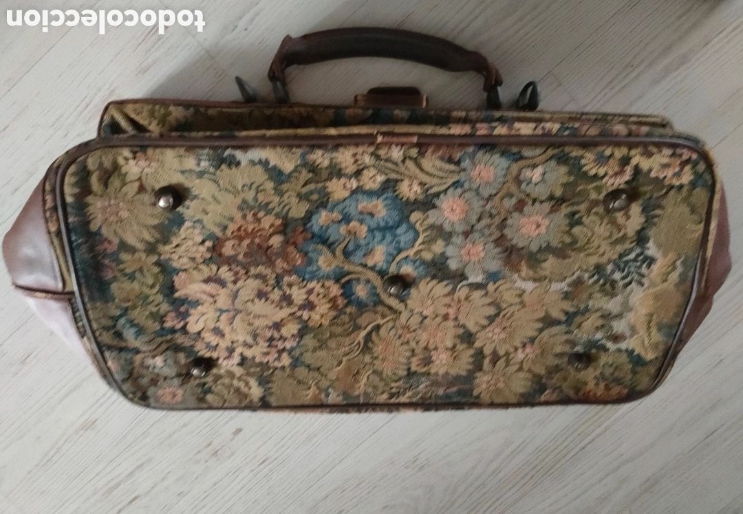 Antig&uuml;edades: Bolsa de viaje vintage - Foto 2
