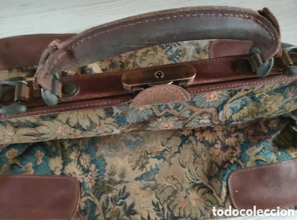 Antig&uuml;edades: Bolsa de viaje vintage - Foto 3