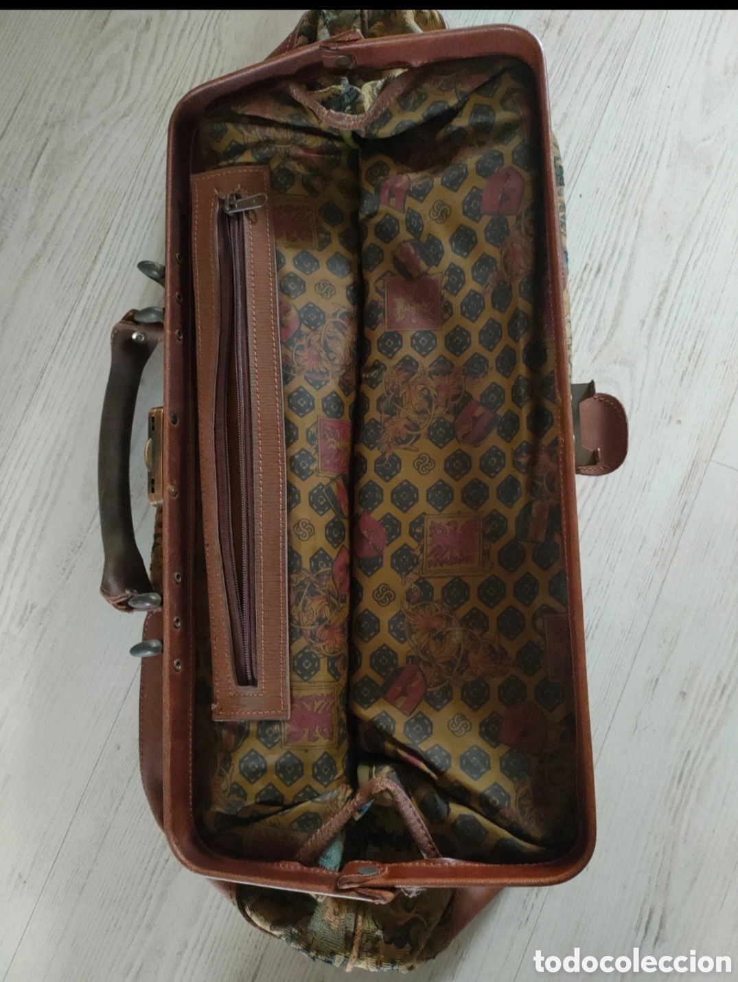 Antig&uuml;edades: Bolsa de viaje vintage - Foto 11