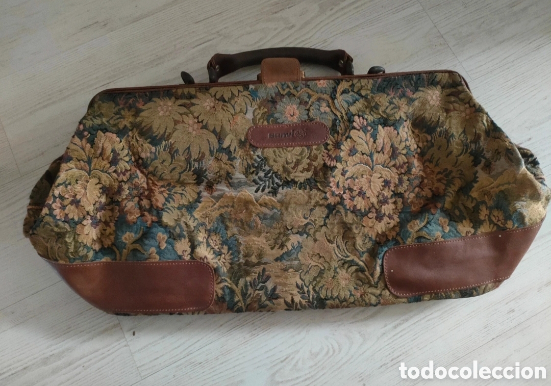 Antig&uuml;edades: Bolsa de viaje vintage - Foto 1