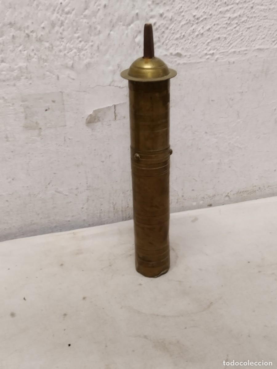 Antiquit&eacute;s: Antiguo molinillo de especies, caf&eacute;, pimienta. Sin probar. Lat&oacute;n o cobre.