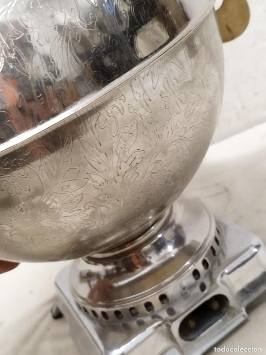 Antig&uuml;edades: Antiguo samovar ruso de la urss comunista. - Foto 14