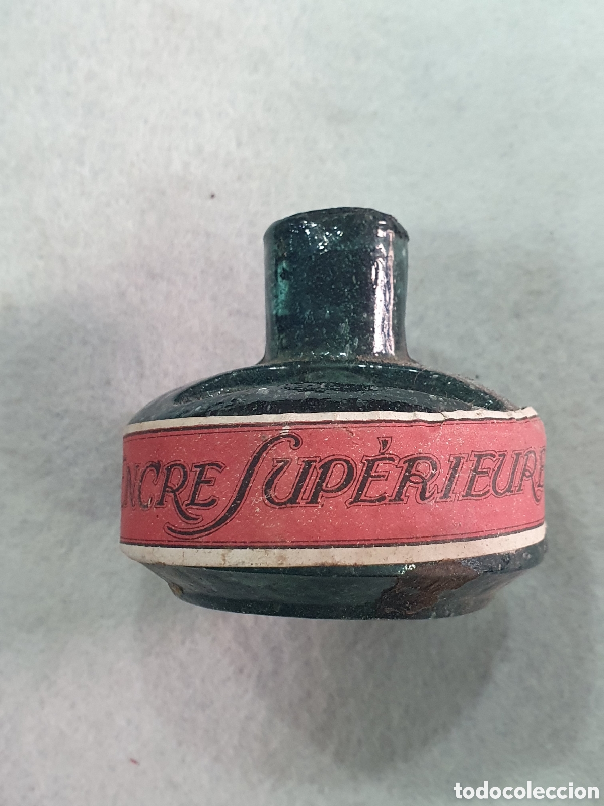 Antig&uuml;edades: Antiguo frasco de tinta. Vac&iacute;o. (L62) - Foto 1