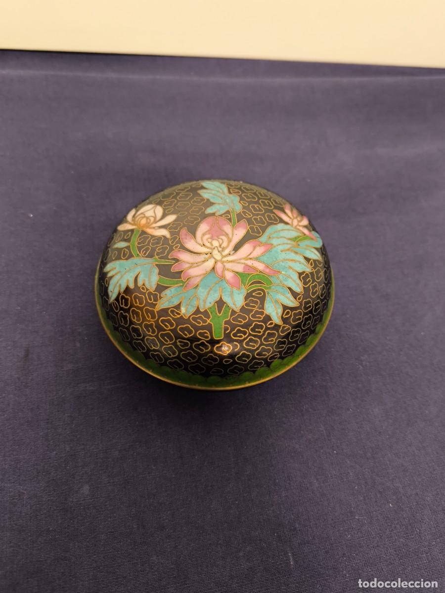 Antig&uuml;edades: CAJA CHINA REALIZADA EN CLOISONNE - Foto 2