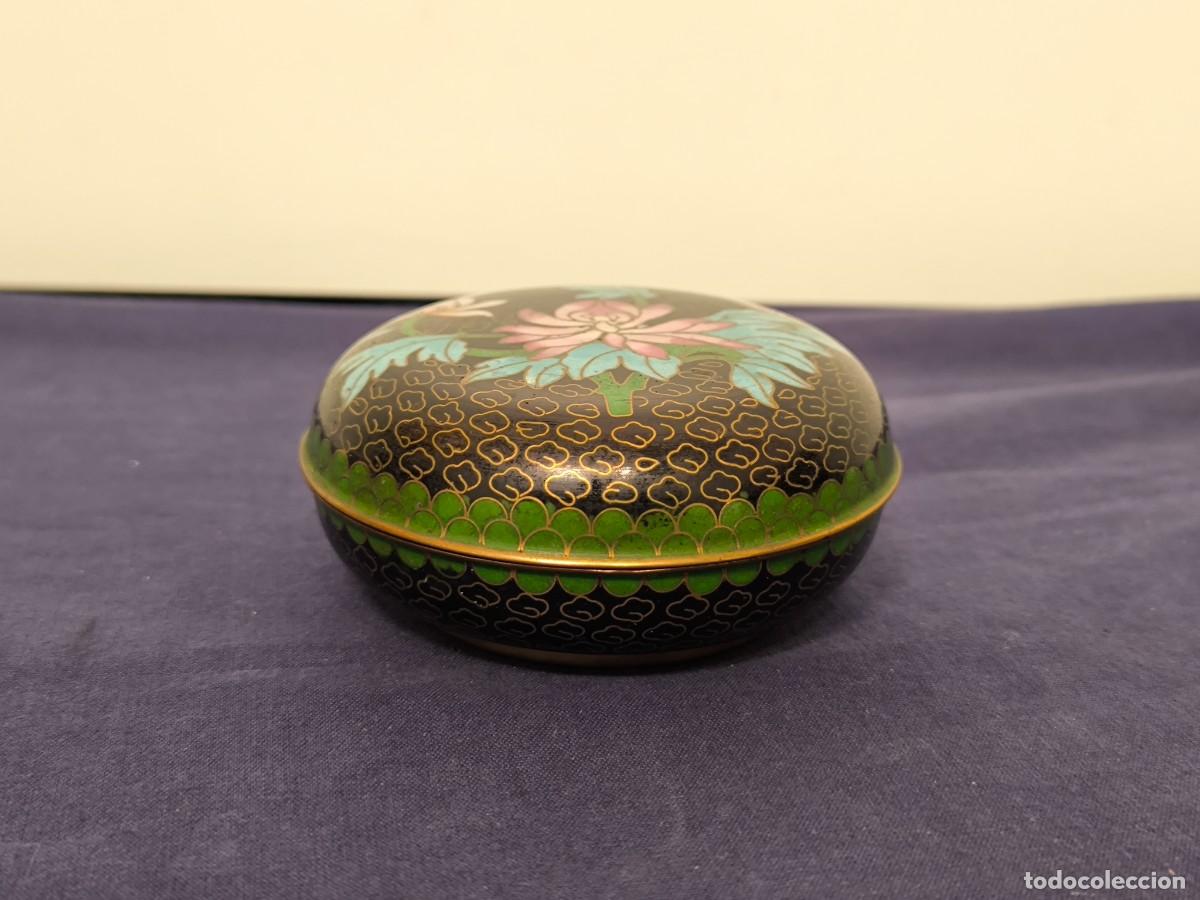 Antig&uuml;edades: CAJA CHINA REALIZADA EN CLOISONNE - Foto 4