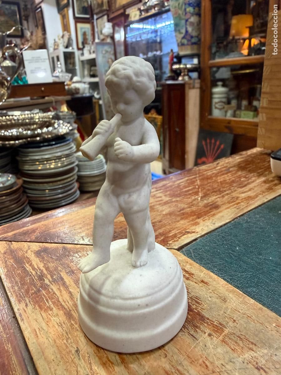 Antig&uuml;edades: FIGURA DE PORCELANA BISCUIT - MEDIDA 10 CM