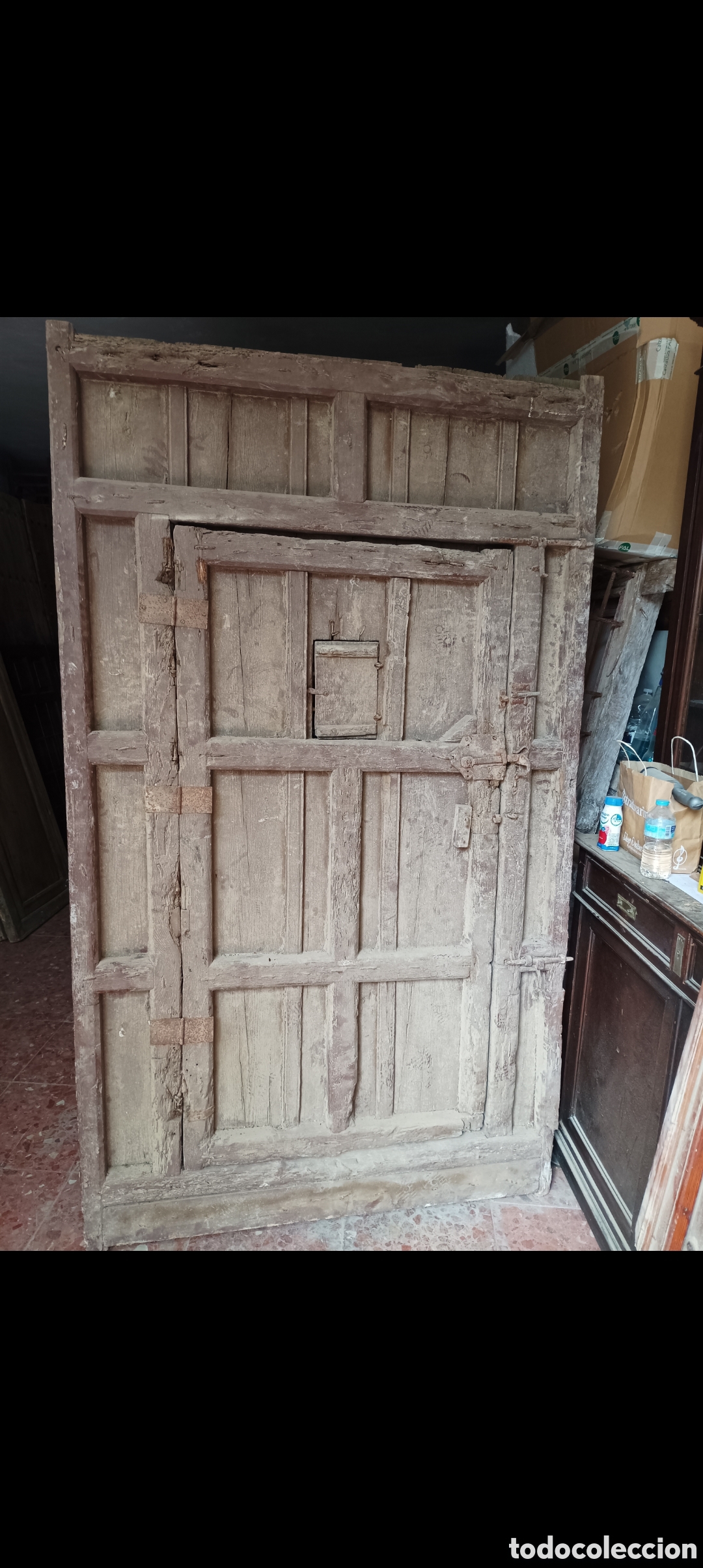 Antig&uuml;edades: PORT&Oacute;N ANTIGUO DE MADERA - Foto 4