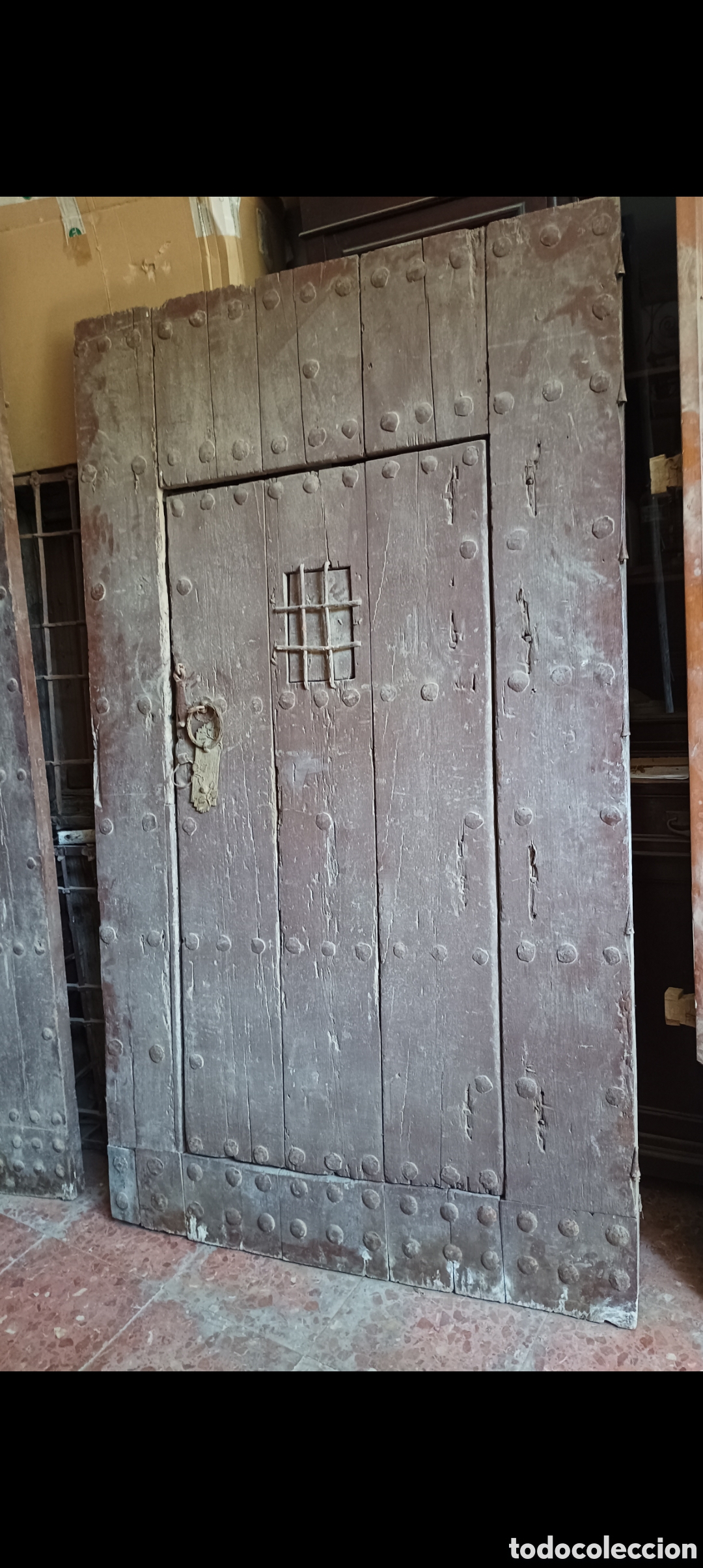 Antig&uuml;edades: PORT&Oacute;N ANTIGUO DE MADERA - Foto 1