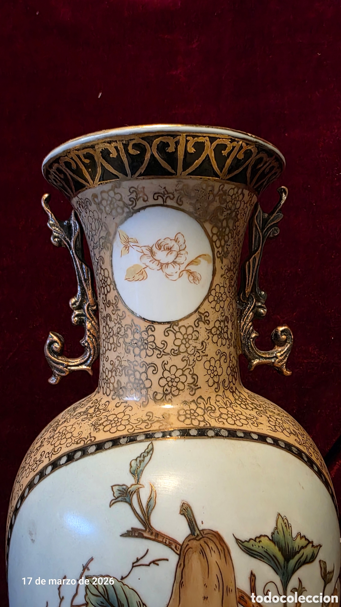 Antig&uuml;edades: Pareja jarrones porcelana adele carey - Foto 6