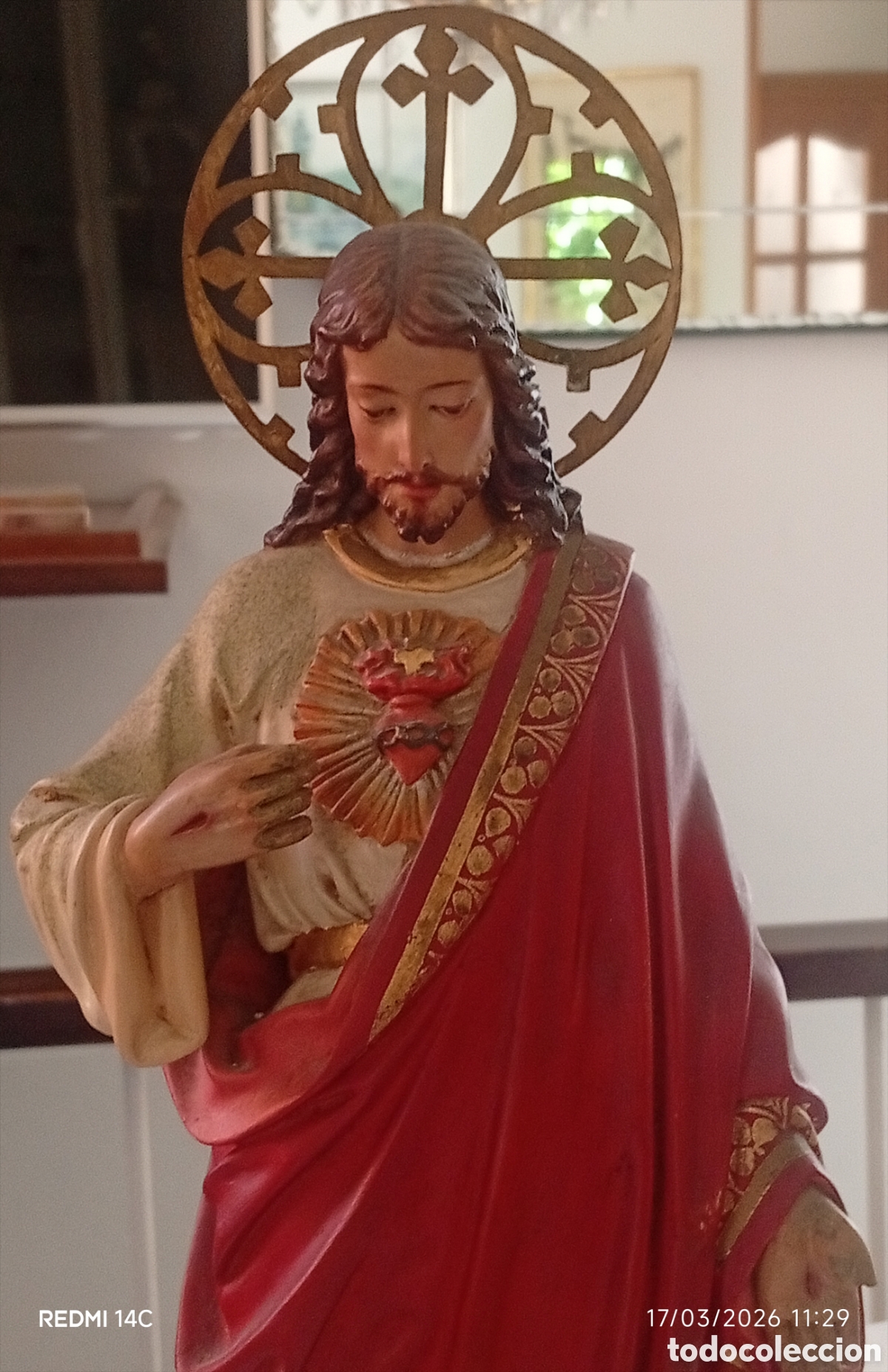 Antiques: imagen del&nbsp;Sagrado Coraz&oacute;n de Jes&uacute;s(Olot)&nbsp;